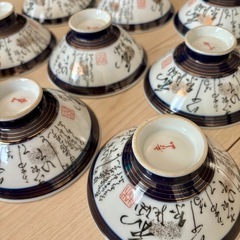 骨董品茶碗10客セットの画像