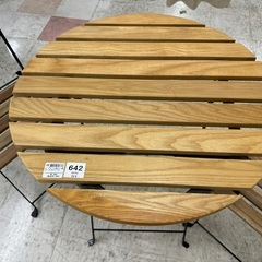 【トレファクマーケット千葉おゆみ野店】ご来店いただける方限定！テラスなどで使えるおしゃれなガーデンテーブル＆チェアのご紹介です！の画像