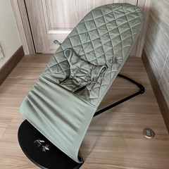 ベビービョル バウンサーBliss ウーブン ダークグリーンの画像