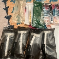 新品未使用♥︎ホテルアメニティの使い捨てカミソリ12本、ボディタオル3枚の画像