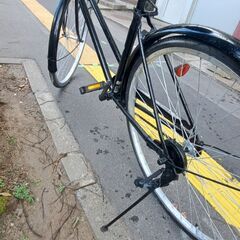 リサイクルショップどりーむ鹿大前店　No.317　自転車　27インチ　ライト・カゴ付き♪　すぐ乗って帰れますよ(≧▽≦)の画像