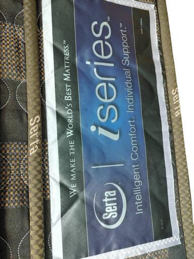 【美品】早い者勝ち❗️ Serta iSeries ダブル スプリングマットレス 美品】早い者勝ち❗️ Serta iSeries ダブル スプリングマットレス