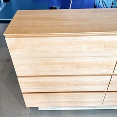 ニトリ ローチェスト クエス 120-4LC LBR2 タンス たんす 衣類収納 の画像