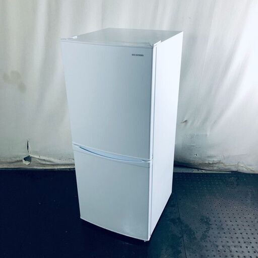 ID:rg219848 アイリスオーヤマ IRISOHYAMA 冷蔵庫 一人暮らし 中古 2023年製 2ドア 142L ホワイト 直冷式 右開き IRSD-14A-W  【リユース品：状態B】【送料無料】【設置費用無料】