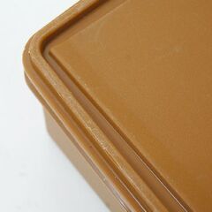 TUPPER WARE 収納ケース 幅48×奥38×高12cm セピア 収納ケース 収納 保存容器 タッパーウェア 札幌市 清田区 平岡の画像
