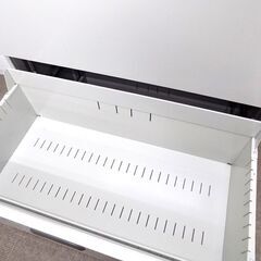 新札幌 PLUS/プラス ラテラルファイリングキャビネット L5-105H-3 書庫 3段 スチール製 オフィス用品 什器 W900xD450xH1050 No.3520の画像
