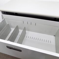 新札幌 PLUS/プラス ラテラルファイリングキャビネット L5-105H-3 書庫 3段 スチール製 オフィス用品 什器 W900xD450xH1050 No.3520の画像