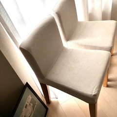 IKEA 椅子二脚の画像