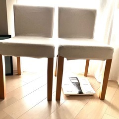 IKEA 椅子二脚の画像