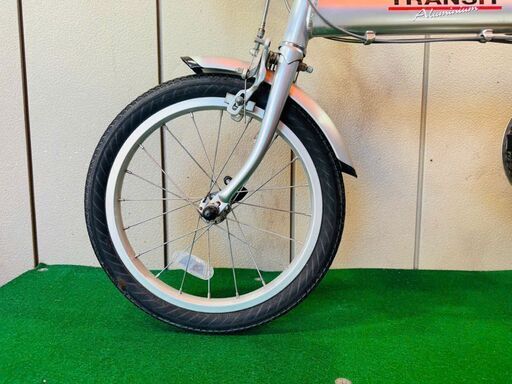 【中古】TRANSIT シルバー 折りたたみ自転車 整備済み TRANSIT 折り畳み ・中古自転車 052801 (TMTサイクル) 仙台の