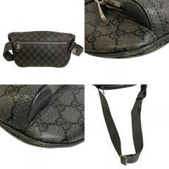 グッチ GUCCI ウエストバッグ GGスプリームキャンバス GGマーモント 733868 グレーの画像