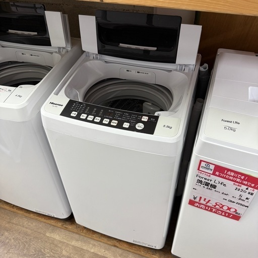 2020年製ハイセンス5.5K 洗濯機 HW-T55C (トレンドサーチ ) 平和