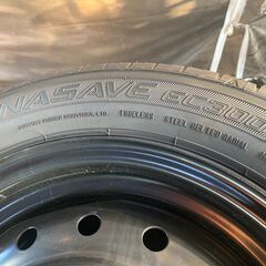 スズキ・アルト、スペーシア　新車外し　タイヤ・鉄ホイール4本セット！の画像