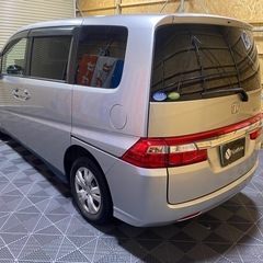 ホンダ　ステップワゴン　平成20年　12.6万キロ　2.0B  4WD 車検令和8年7月まで　ナビ　テレビ　バックカメラ　後席モニターの画像