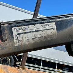 ヒアブ クレーン HIAB 85Z 、フォークグラップル付、ログクランプ、グラップル、【バラ売・分売可！！】　福岡県発の画像