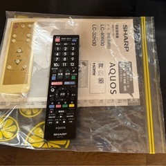 シャープTV+テレビ台セットの画像