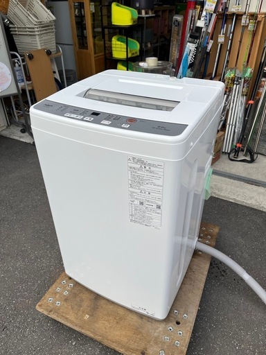 AQUA 全自動洗濯機 AQW-S6N 2022年製 6.0Kg 内部分解清掃済 中古