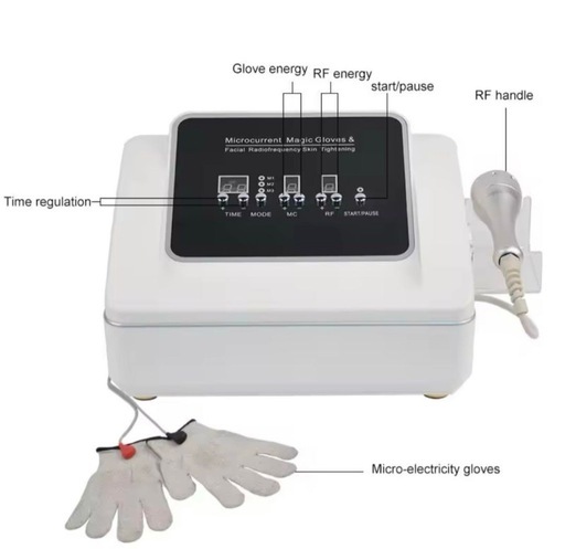 筋膜リリースマイクロカレント手袋付き機器