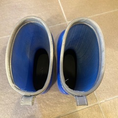 長靴　ブルー　Mサイズの画像