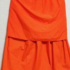 GU スカート　Sサイズ オレンジ色の画像