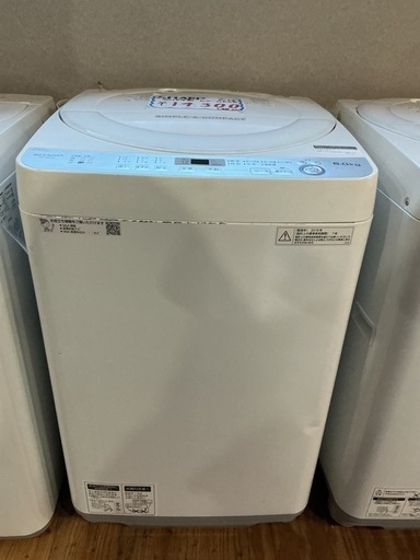 目玉商品?✨SHARP 6㎏ 2018年製 ES-GE6B 白 洗濯機