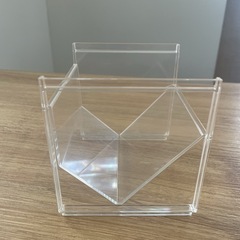 キッチン収納重なるプラスチックケース6個(8月14日まで)の画像