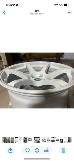 アクセレラ　無印ホイール 9.5j +15