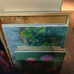 絵画 作者不明20点ほど。枠込みの画像