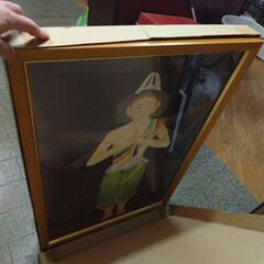 絵画 作者不明20点ほど。枠込みの画像
