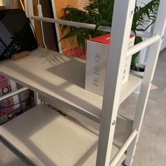 ディスク　机　ホワイトの画像