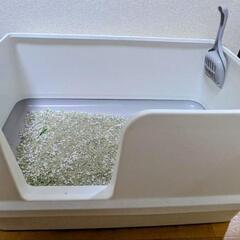 猫用システムトイレ、猫砂、システムトイレ用シートの画像