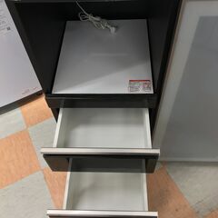 【ｼﾞｬﾝｸﾞﾙｼﾞｬﾝｸﾞﾙ金沢店】レンジ台 木目調/白 W(幅)120.0cm×D(奥行き)50.0cm×H(高さ)100.0cm ※クリーニング済みの画像