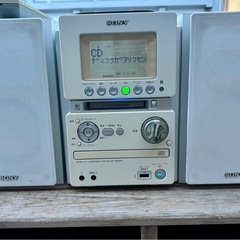 SONY ミニコンポセット+KENWOODスピーカー【PayPayお支払い出来ます】の画像