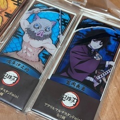 決まりました 鬼滅のアクリルスタンドとガチャガチャセットの画像