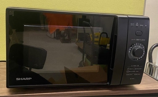 電子レンジSHARP シャープ50/60Hz RE-TM18-B 2025年製動作確認