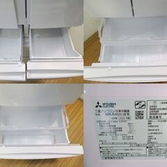 京都市内方面配達設置無料 三菱 462L 冷蔵庫 2022年製 MR-R46H ファミリー向け大容量 GL05の画像