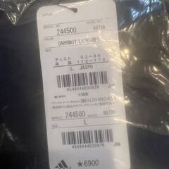adidas　ジャージ上下セット　SIZE：ｌ　COLOR：ネイビーの画像