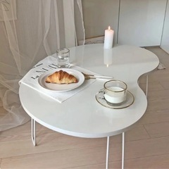 韓国家具 折りたたみローテーブルの画像