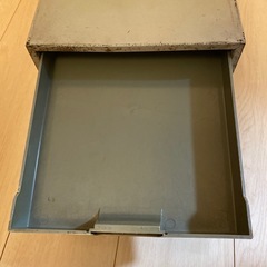 昭和レトロ スチールケース 書類ケース レターケース 3段 引き出し 古道具 アンティークの画像