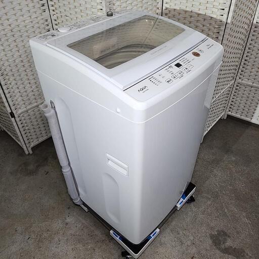 美品】AQUA 全自動洗濯機 AQW-P7M(W) 7.0kg 2022年製 (Re