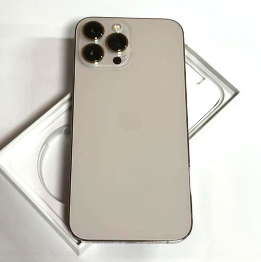 美品・バッテリー新品】iPhone 13 Pro 256GB ホワイト 美品】iPhone 13 pro max｜256gb バッテリー85% (みかん) 秋葉原