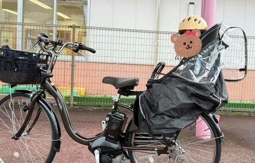 YAMAHAアシスト自転車ほぼ新品チャイルドシート付き (kaka) 末
