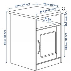 IKEAサイドテーブル, 42x40 cmの画像