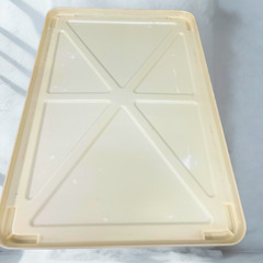 【引き取りまたは発送可】サンコー製 はんじゅうA 番重 11個＋フタ3個セット（中古）※1個から販売可の画像
