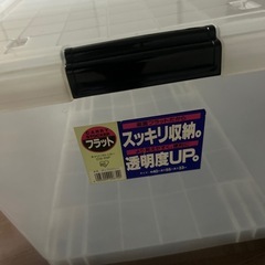 無料！！透明収納ケース★取りにこれる方に差し上げます。の画像