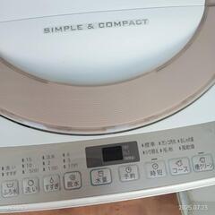 ⭐️SALE⭐️T40★送料設置無料　SHARP　人気モデル　洗濯機　7㌔の画像