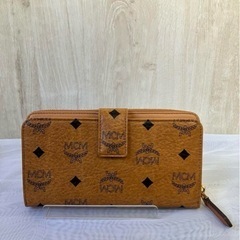 MCM ラウンドファスナー 長財布 YL 2SVI04 CO001 エムシーエムの画像