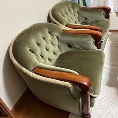 ソファ　1人掛け×2脚の画像