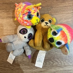 Ty Beanie Boo’sキキ Lサイズぬいぐるみとその他小さなぬいぐるみ]の画像