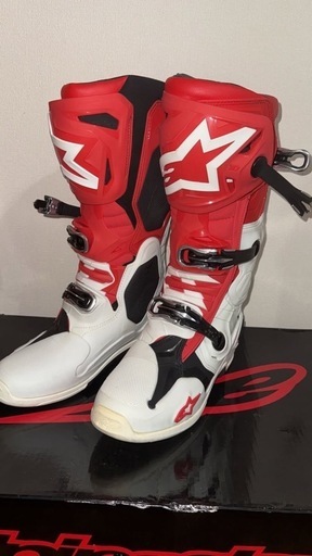 Alpinestars tech10 モトクロスブーツ 27.5 Alpinestars TECH10 ブーツ ブルー/ブラック| Dirtbikeplus